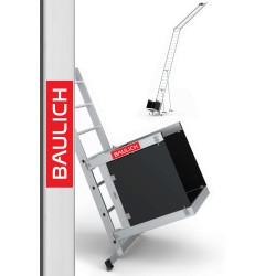 Elektrischer Dachdeckeraufzug aus Aluminium mit Seilwinde und Transportschlitten