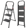 Klapptritt 3 Stufen schwarz