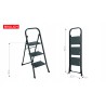 Klapptritt 3 Stufen schwarz