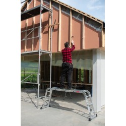 Stahlarbeitsplattform für Leiter 4x3