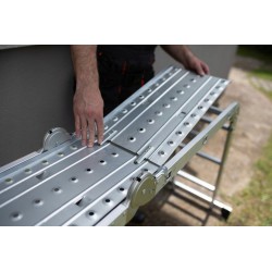 Stahlarbeitsplattform für Leiter 4x3