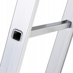 Aluminium-Anlegeleiter 5 Sprossen 150 Kg