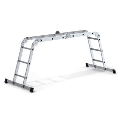 Multifunktionale Alu-Gelenkleiter 4x3 BAULICH
