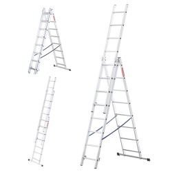 Aluminium-Mehrzweckleiter 3x8 150 Kg