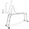Multifunktionale Alu-Gelenkleiter 4x3 BAULICH