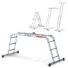 Aluminiumgelenkleiter 4x3 150 Kg HOME