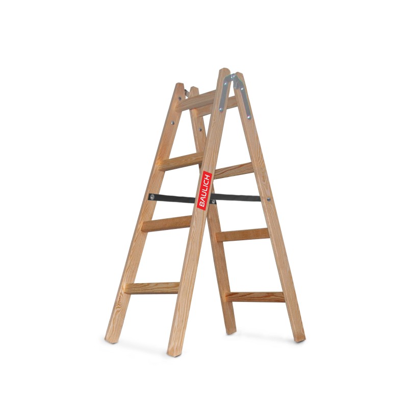 Holzleiter 4 Sprossen 150 kg Malerleiter