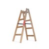 Holzleiter 4 Sprossen 150 kg Malerleiter