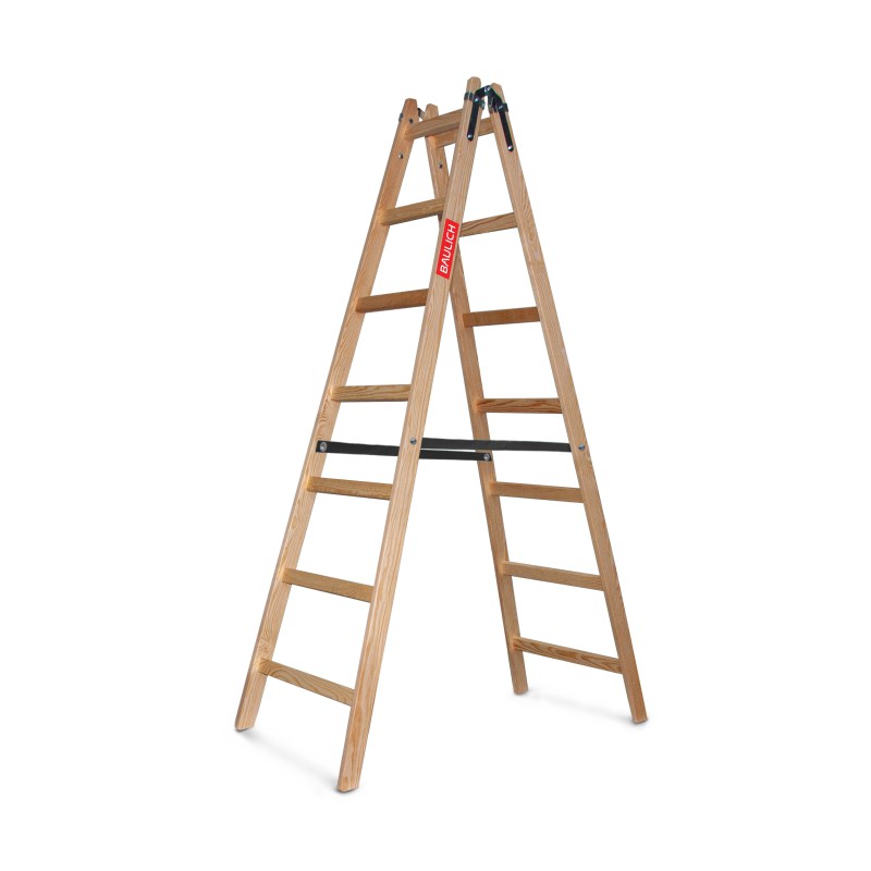 Holzleiter 7 Sprossen 150kg Malerleiter