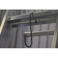 Aluminium-Anlegeleiter 7 Sprossen 150 Kg