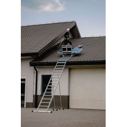 Elektrischer Dachdeckeraufzug mit Wagen für Photovoltaik-Module