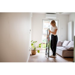 Stahlleiter 3 Stufen 125 Kg HOME