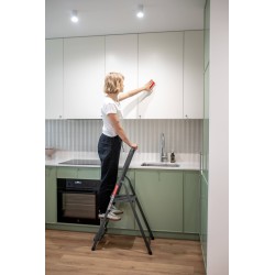 Stahlleiter 3 Stufen 125 Kg HOME