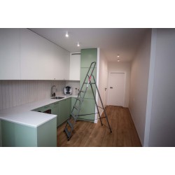 Stahlleiter 6 Stufen 125 Kg HOME