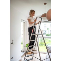 Stahlleiter 7 Stufen 125 Kg HOME