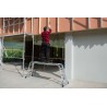 Aluminiumgelenkleiter 4x3 mit Arbeitsplattform HOME