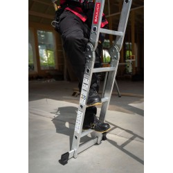 Multifunktionale Alu-Gelenkleiter 4x3 BAULICH