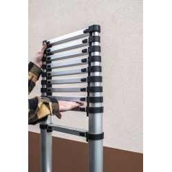 Teleskopleiter aus Aluminium 13 Stufen HOME