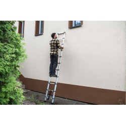 Teleskopleiter aus Aluminium 11 Stufen HOME