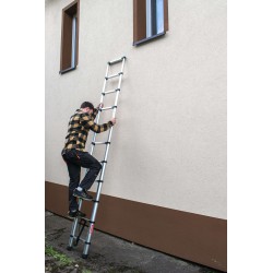 Teleskopleiter aus Aluminium 11 Stufen HOME
