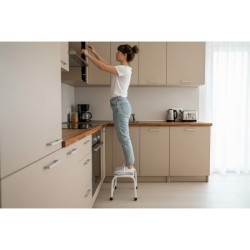 Stahlhocker bis 150kg – Tritthocker mit 1 Stufe HOME