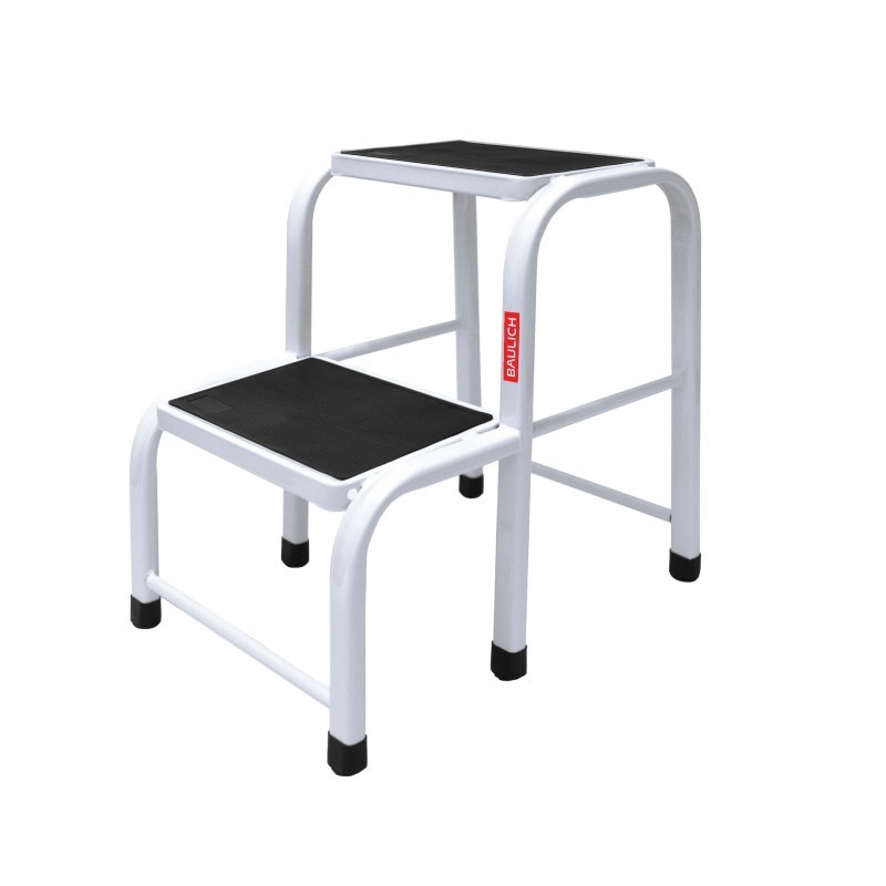 Stahlhocker bis 150kg – Tritthocker mit 2 Stufen HOME