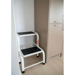 Stahlhocker bis 150kg – Tritthocker mit 2 Stufen HOME