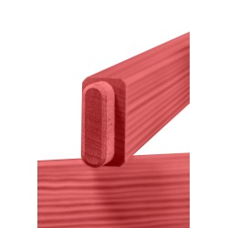 Holzleiter 5 Sprossen 150 kg Malerleiter rot