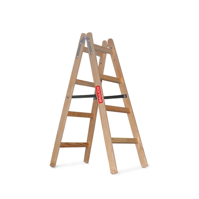 Holzleiter 4 Sprossen 150 kg Malerleiter