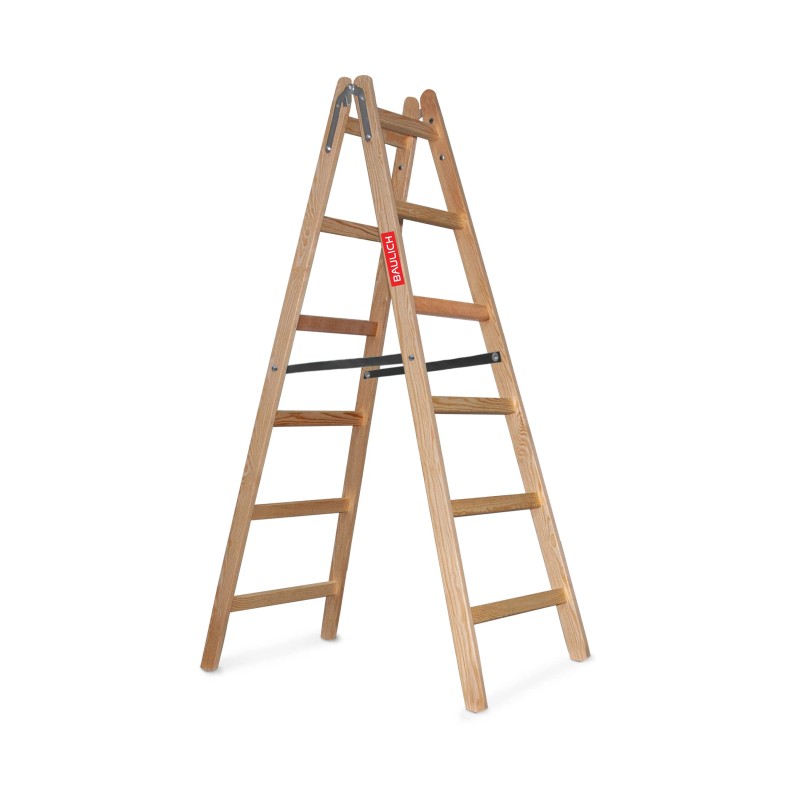 Holzleiter 6 Sprossen 150kg Malerleiter
