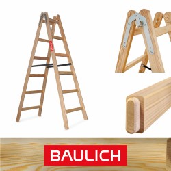 Holzleiter 6 Sprossen 150kg Malerleiter