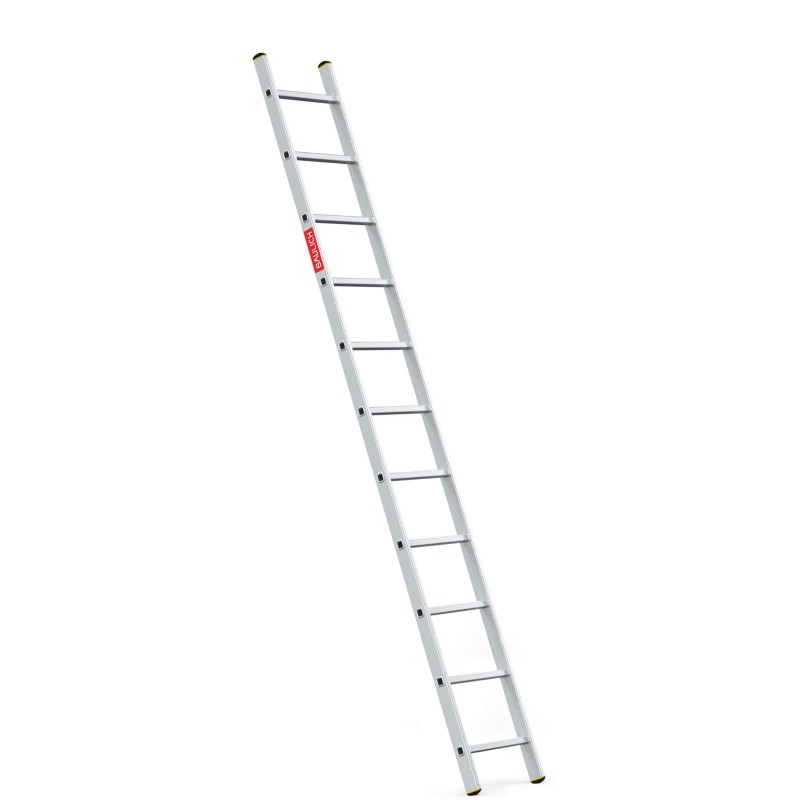 Aluminium-Anlegeleiter 11 Sprossen 150 Kg