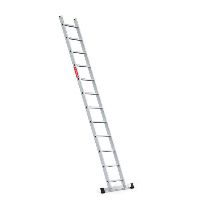 Aluminium-Anlegeleiter 12 Sprossen 150 Kg