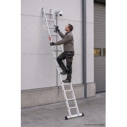 Aluminium-Anlegeleiter 13 Sprossen 150 Kg
