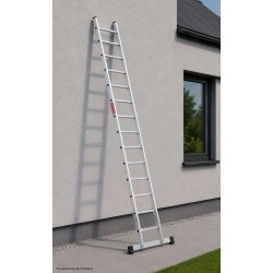 Aluminium-Anlegeleiter 14 Sprossen 150 Kg