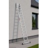 Aluminium-Anlegeleiter 14 Sprossen 150 Kg