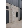 Aluminium-Anlegeleiter 11 Sprossen 150 Kg