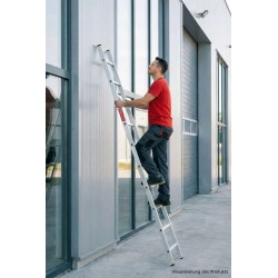 Aluminium-Anlegeleiter 10 Sprossen 150 Kg