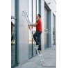 Aluminium-Anlegeleiter 10 Sprossen 150 Kg