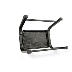 Stahlhocker bis 150 kg – Tritthocker mit 1 Stufe HOME in Schwarz