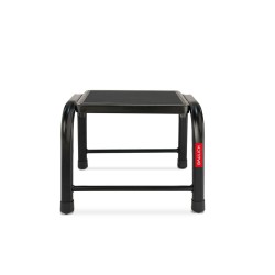 Stahlhocker bis 150 kg – Tritthocker mit 1 Stufe HOME in Schwarz