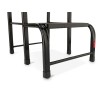 Stahlhocker bis 150 kg – Tritthocker mit 2 Stufen HOME in Schwarz