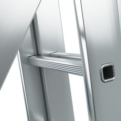Mehrzweckleiter aus Aluminium 3x14 150 kg