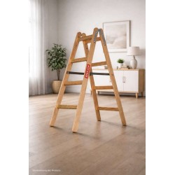 Holzleiter 4 Sprossen 150 kg Malerleiter