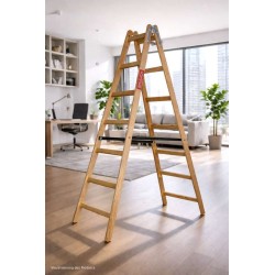 Holzleiter 7 Sprossen 150kg Malerleiter