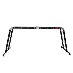 Aluminium-Stahl-Mehrzweckleiter HOME– 4x4 Sprossen