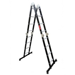Aluminium-Stahl-Mehrzweckleiter HOME– 4x4 Sprossen