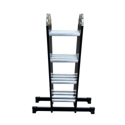 Aluminium-Stahl-Mehrzweckleiter HOME– 4x4 Sprossen