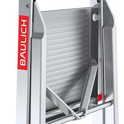 Haushaltsleiter aus Aluminium einseitig begehbar 3 Stufen 125 kg HOME