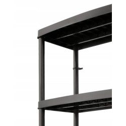 Kunststoffregal schwarz bis zu 250kg